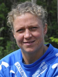 Katrine Fruelund er nu ikke bare tidligere håndboldspiller - nu er hun også højdespringer. Foto: Randersidag